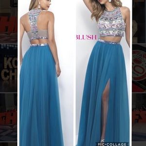 Blush Two Piece Formal